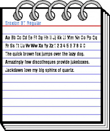 Eroxion BT Regular Font