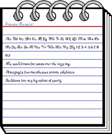 Espania Regular Font