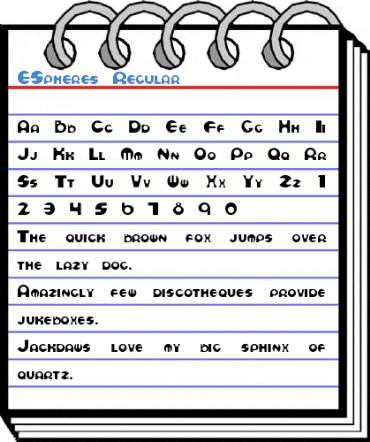 ESpheres Regular Font