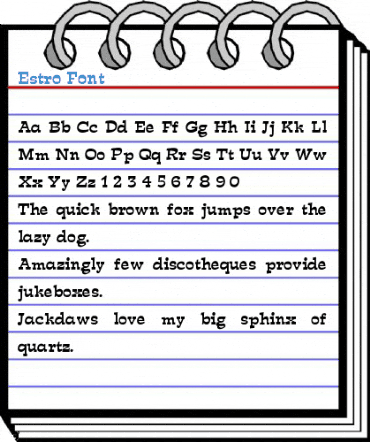 Estro Font Font
