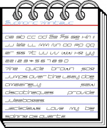 Euphoric ThinItalic Font