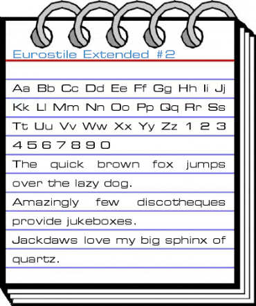 Eurostile Extended #2 Font