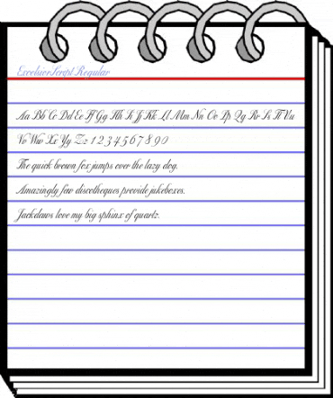 ExcelsiorScript Regular Font