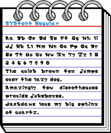 EYEfont Regular Font