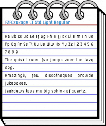 F2FCzykago LT Std Light Font