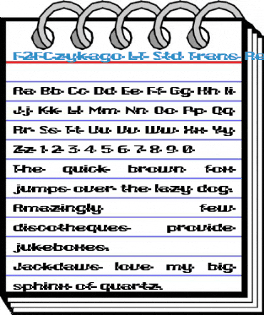 F2FCzykago LT Std Trans Regular Font