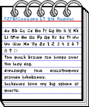 F2FEIDeeCons LT Std Regular Font