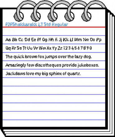 F2FShakkarakk LT Std Regular Font