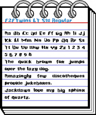 F2FTwins LT Std Font