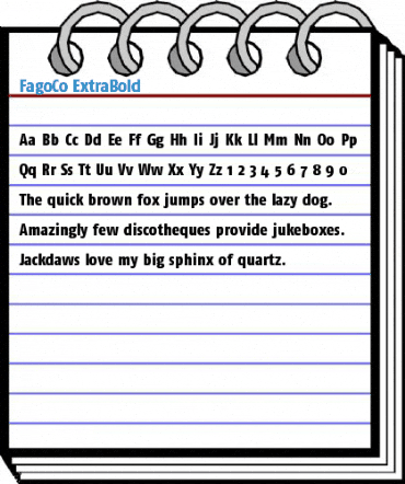 FagoCo ExtraBold Font