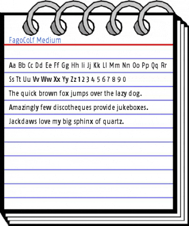 FagoCoLf Medium Font