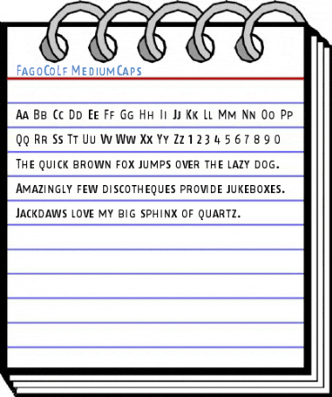 FagoCoLf MediumCaps Font