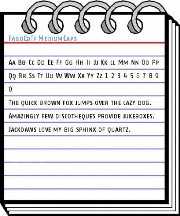 FagoCoTf MediumCaps Font