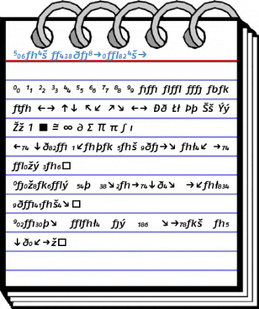 FagoEx MediumItalicExp Font