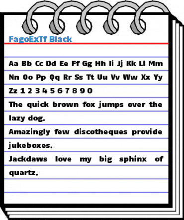 FagoExTf Black Font