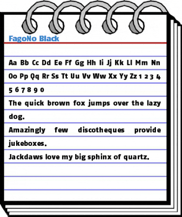 FagoNo Black Font