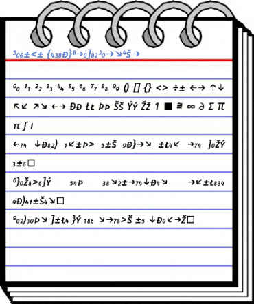 FagoNo MediumItalicCapsExp Font