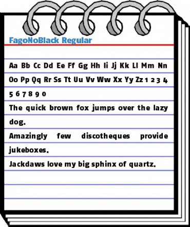 FagoNoBlack Regular Font