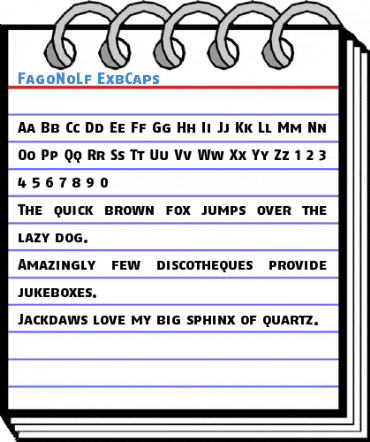 FagoNoLf ExbCaps Font