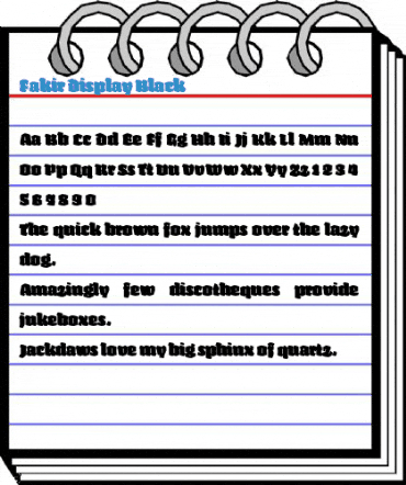 Fakir Display Black Font