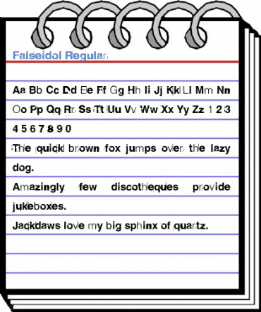 Falseidol Regular Font