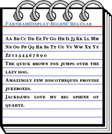 FarnhamDisplay-BoldSC Regular Font