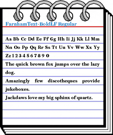 FarnhamText-BoldLF Regular Font