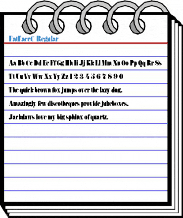 FatFaceC Regular Font