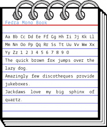 Fedra Mono Book Font