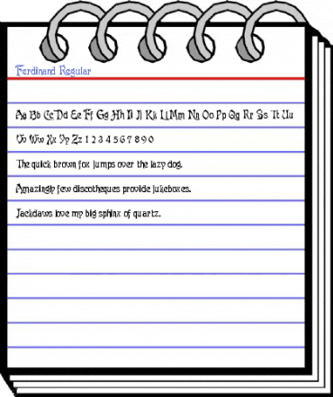 Ferdinand Regular Font