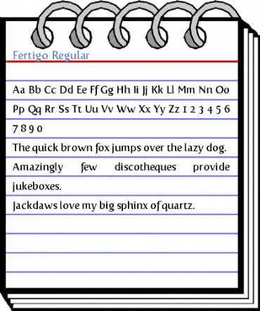 Fertigo Regular Font