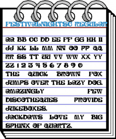 FestivalNightsC Regular Font