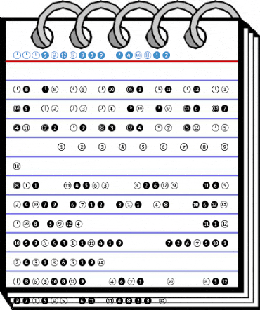 FFDingbats Number Font