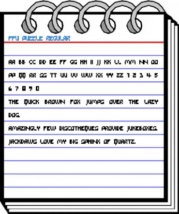 FFU Puzzle Regular Font
