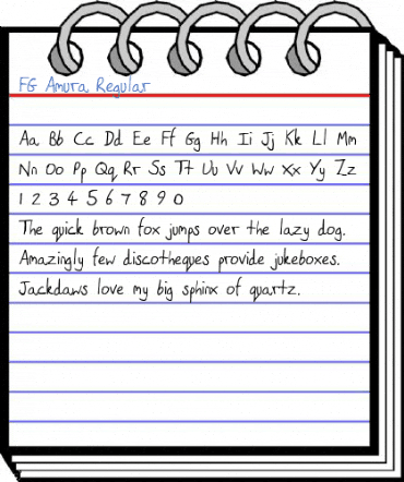 FG Amura Regular Font