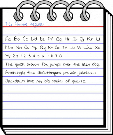FG Amyie Regular Font