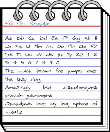 FG Per Regular Font