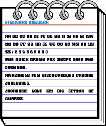 Fillmore Regular Font