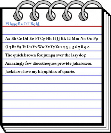 Filosofia OT Bold Font