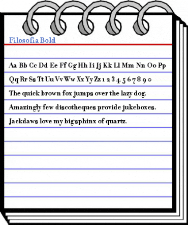 Filosofia Bold Font