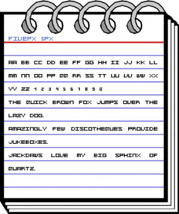 FivePX 5px Font