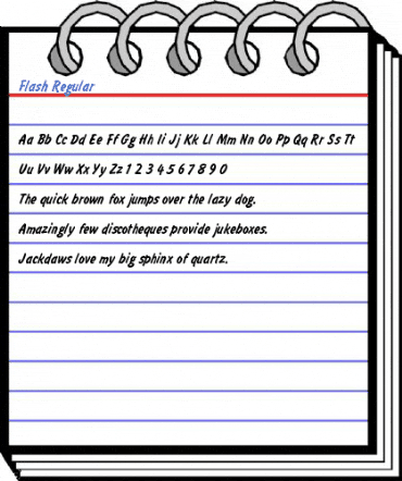 Flash Regular Font