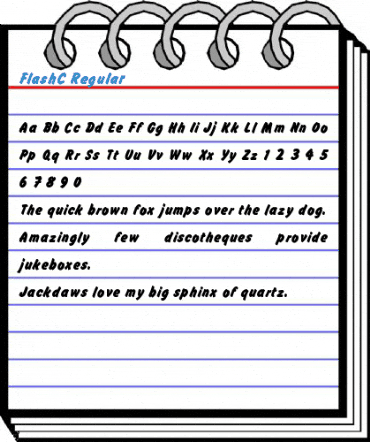 FlashC Regular Font