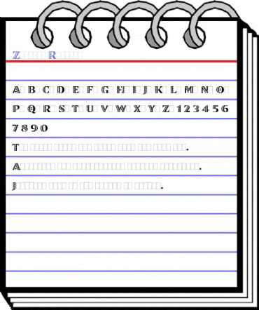 Zinjaro Regular Font