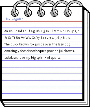 Flex Regular Font