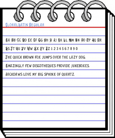 FloralLatin Regular Font