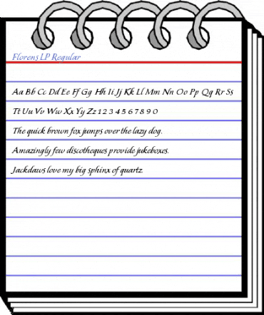 Florens LP Regular Font
