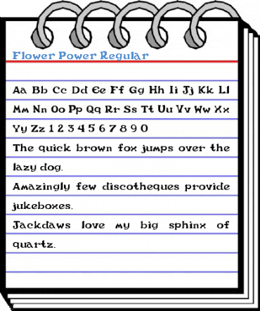 Flower Power Regular Font