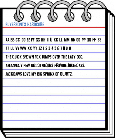Flyerfonts Hardcore Font