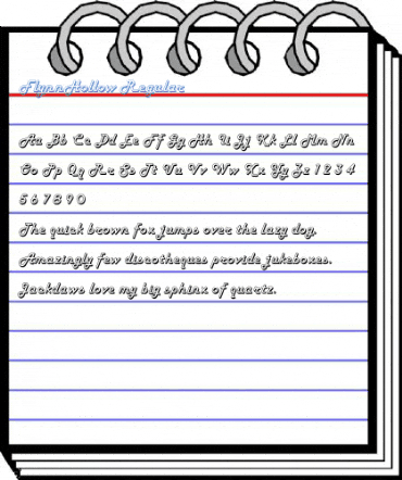 FlynnHollow Regular Font